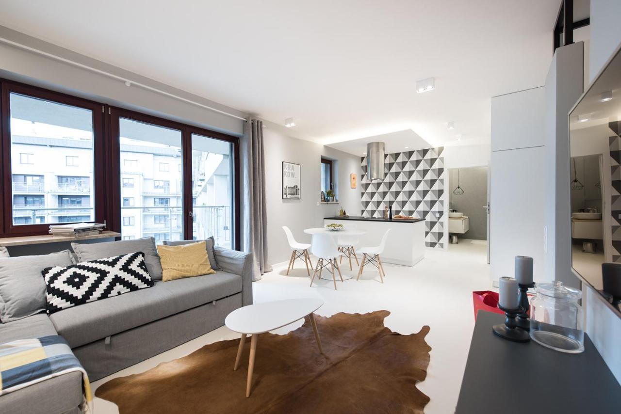 Premium Apartment For Old Town & Jewish Quarter - Balcony Plus Pool Onsite 크라쿠프 외부 사진